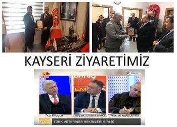 TVHB MERKEZ KONSEYİNİN KAYSERİ ZİYARETİ