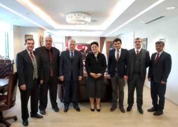 TVHB yönetimi bakan yardımcısını ziyaret etti