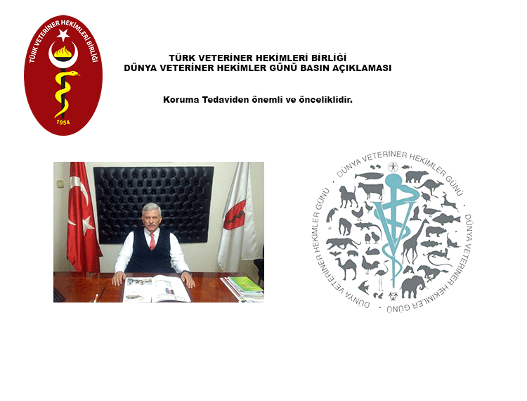 Türk Veteriner Hekimleri Birliği Dünya Veteriner Hekimler Günü Basın Açıklaması