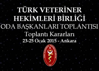 2015 YILININ ILK ODA BAŞKANLARI TOPLANTISI KARARLARI
