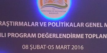 2016 YILI TAGEM PROGRAM DEĞERLENDİRME TOPLANTILARINA KATILDIK