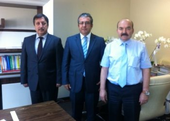 YENİ GÖREViNE ATANAN MESLEKTAŞIMIZI ZİYARET ETTİK