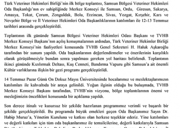 Türk Veteriner Hekimleri Birliği’nin İlk Bölge Toplantısı Başarıyla Gerçekleştirildi