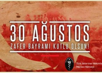 Türk Veteriner Hekimleri Birliği Merkez Konseyi Başkanı Ali Eroğlu’nun 30 Ağustos Zafer Bayramı Münasebetiyle Yayınlamış Olduğu Kutlama Mesajı