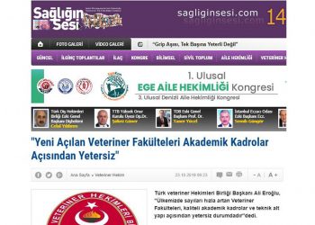 “Yeni Açılan Veteriner Fakülteleri Akademik Kadrolar Açısından Yetersiz”
