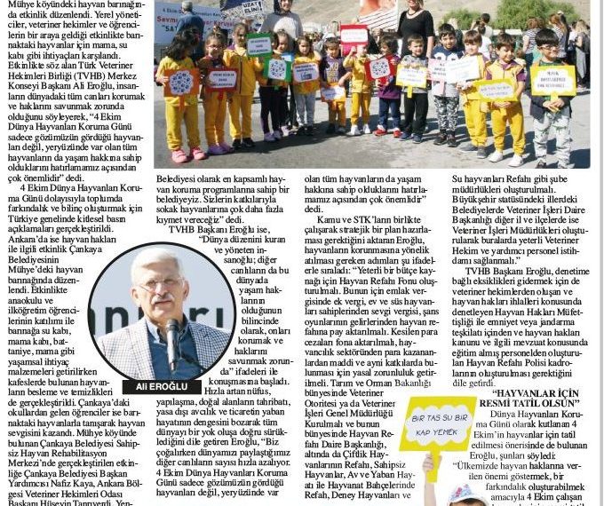 Öğrenciler barınak hayvanlarıyla buluştu