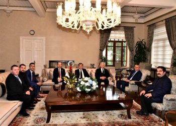 Türk Veteriner Hekimleri Birliğinden Vali Deniz’e ziyaret