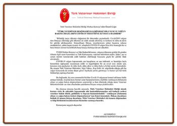 Türk Veteriner Hekimleri Birliği Merkez Konseyi’nden Önemli Çağrı