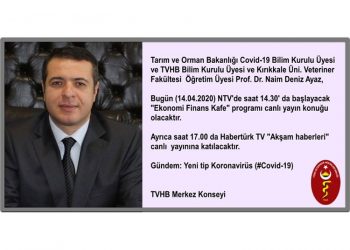 Prof. Dr. Naim Deniz Ayaz, 14.04.2020 Saat 14.30 ve 17.00 Tv