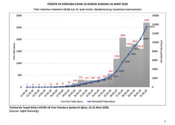 Türkiye ve Dünyada COVID-19 Güncel Durum Raporu (31 Mart 2020)