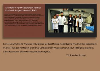 Türk Profesör Aykut Özdarendeli ve ekibi, koronavirüsün gen haritasını çıkardı