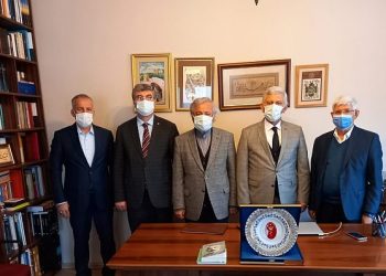 Türk Veteriner Hekimleri Birliği (TVHB) Merkez Konseyi’nden, Türkiye Yazarlar Birliği’ni ziyaret.