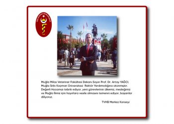 Muğla Milas Veteriner Fakültesi Dekanı Sayın Prof. Dr. Artay YAĞCI…