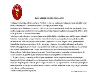 TVHB MERKEZ KONSEYİ AÇIKLAMASI