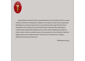 Meslektaşımıza yapılan menfur saldırıyı nefretle ve şiddetle kınıyoruz.