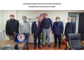 TVHB Merkez Konseyi’nin Afyon Kocatepe Üniversitesi Veteriner Fakültesi Dekanlığı Ziyareti