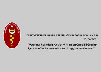 TVHB’NİN BASIN AÇIKLAMASI – 13.04.2021