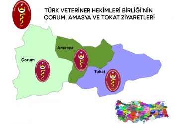 Türk Veteriner Hekimleri Birliği’nin Çorum, Amasya ve Tokat Ziyaretleri