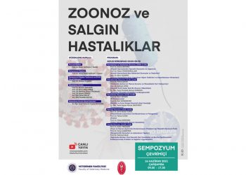 Zoonoz ve Salgın Hastalıklar  Sempozyumu (Çevrimiçi) 16 Haziran 2021 saat 9:00-17:30