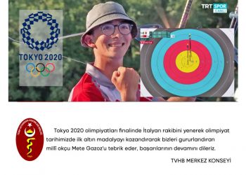Milli Okçu Mete Gazoz’u tebrik eder, başarılarının devamını dileriz.