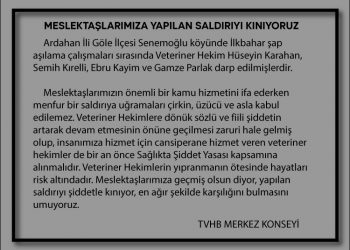 MESLEKTAŞLARIMIZA YAPILAN SALDIRIYI KINIYORUZ