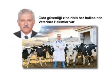 Gıda güvenliği zincirinin her halkasında Veteriner Hekimler var
