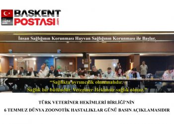 İnsan Sağlığının Korunması Hayvan Sağlığının Korunması ile Başlar.