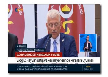 Eroğlu: “Kurban satış ve kesim yerlerinde gerekli kurallara uyulmalıdır.”