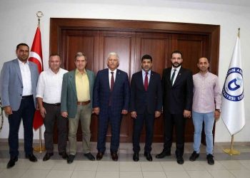 ADÜ Rektörü Aldemir, Türk Veteriner Hekimleri Birliği Konseyi Başkanı Eroğlu’nu ağırladı