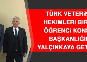 Türk Veteriner Hekimleri Birliği Öğrenci Konseyi Başkanlığına Yalçınkaya Getirildi