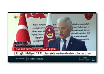 Eroğlu’ndan Çiğ Süt Referans Fiyatı Açıklaması!