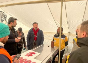 HAYGEM ve TAGEM Genel Müdürlerinden TVHB koordinasyon çadırına ziyaret