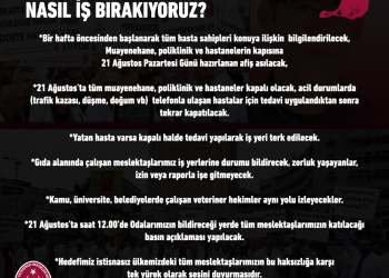 21 Ağustos’ta Nasıl İş Bırakıyoruz?