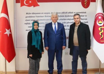 Samsun Veteriner Kontrol Enstitüsü Müdürlüğü’nde Görev Yapan Sayın Dr. Neslihan ORMANCI ve Sayın Dr. Sedat ORMANCI Birliğimizi Ziyaret Etti