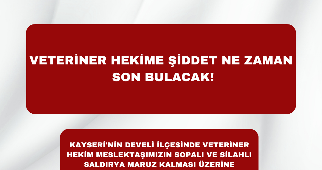 KAYSERİ’NİN DEVELİ İLÇESİNDE VETERİNER HEKİM SOPALI VE SİLAHLI SALDIRIYA MARUZ KALDI