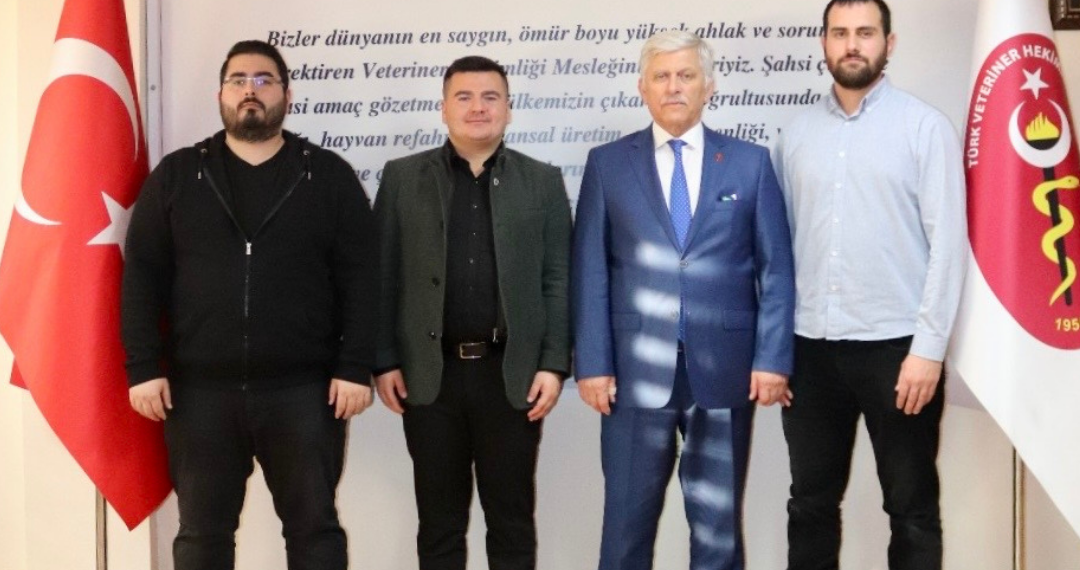 Türk Veteriner Hekimleri Birliği Öğrenci Konseyi Temsilcilerinin Ziyareti