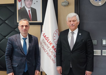 Ali EROĞLU T.C. Sağlık Bakanlığı Türkiye İlaç ve Tıbbi Cihaz Kurumu Başkanı Veteriner Hekim Sayın Prof. Dr. Ahmet AYAR Ziyareti