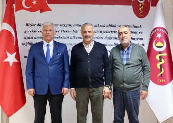 Enerji ve Tabii Kaynaklar Bakanlığı Elektrik Üretim A.Ş.’nin Daire Başkanlarından Sayın Fuat Kutsal ve İş Adamı Sayın Mustafa Özbey Birliğimizi Ziyaret Etti