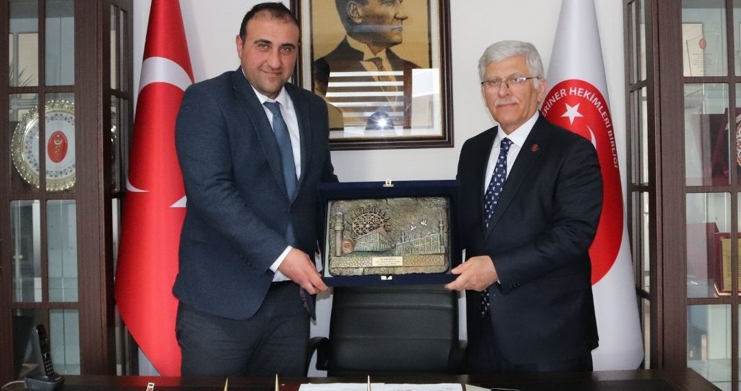 Çorum İl Tarım ve Orman Müdürlüğü’nde görevli Veteriner Hekim Aykut SAĞBAZAR Birliğimizi Ziyaret Etti