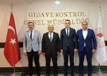 TVHB Merkez Konseyi Başkanı Ali EROĞLU ve İzmir VHO Başkanı Selim ÖZKAN, Tarım ve Orman Bakanlığı Gıda ve Kontrol Genel Müdür Yardımcısı Sayın Sezai CİBELİK’i Ziyaret Etti