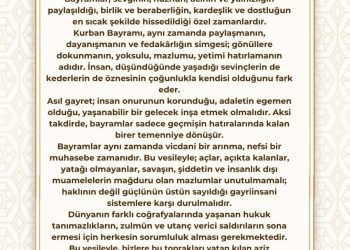 Kurban Bayramınız Kutlu Olsun