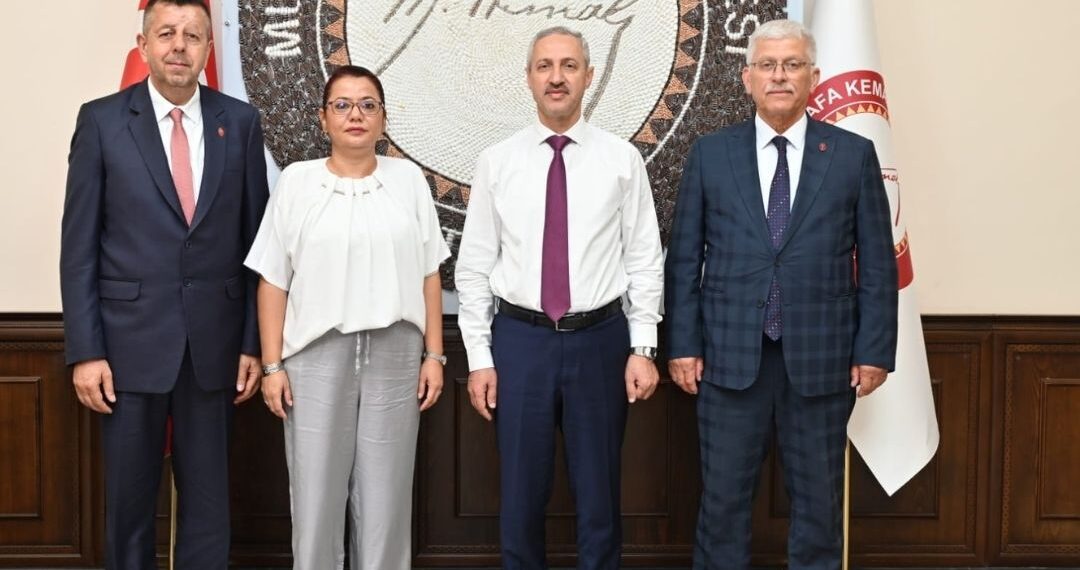 Hatay Mustafa Kemal Üniversitesi Rektörü Sayın Prof. Dr. Mustafa EREN’i Ziyaret Etti