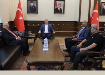 Elazığ Valisi Sayın Numan HATİPOĞLU’nu Ziyaret Ettik