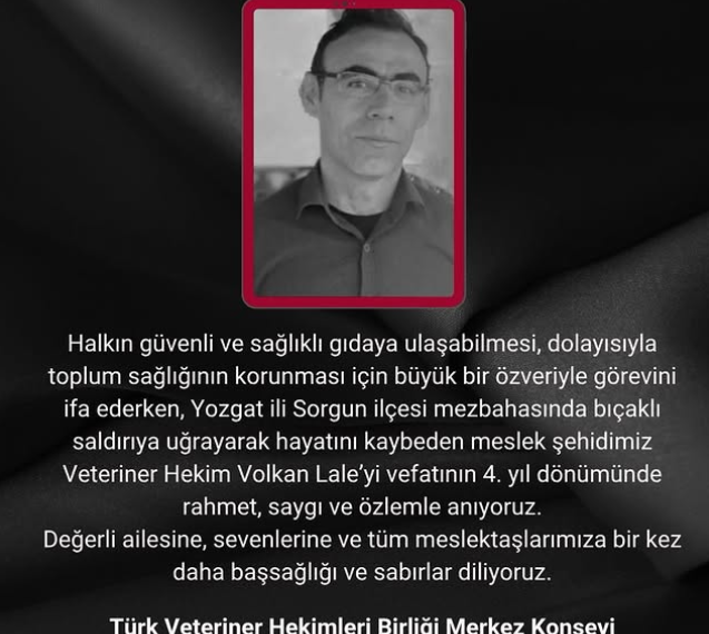 Meslek Şehidimiz Volkan Lale’yi Anma Günü