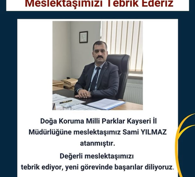 Meslektaşımızı Tebrik Ederiz