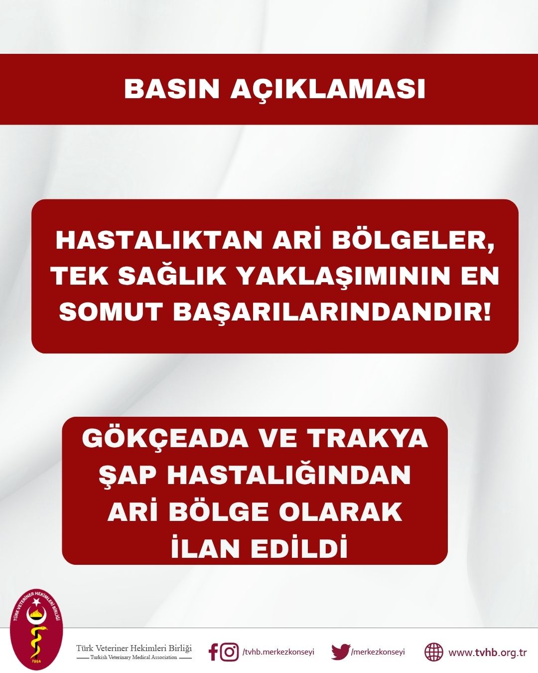 HASTALIKTAN ARİ BÖLGELER, TEK SAĞLIK YAKLAŞIMININ EN SOMUT BAŞARILARINDANDIR