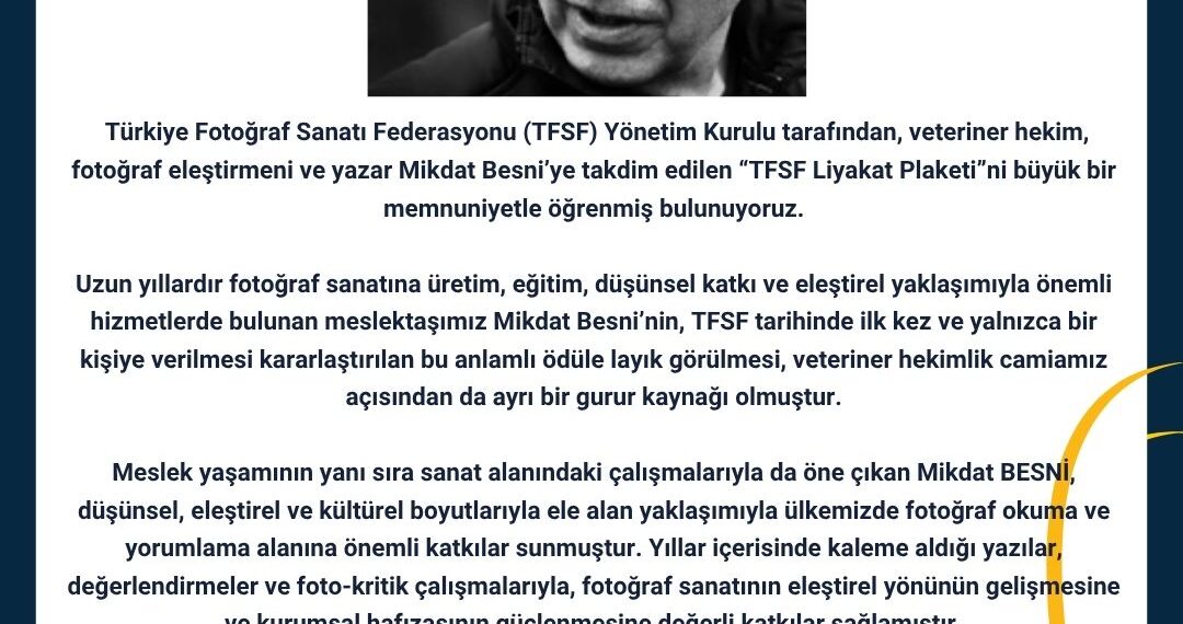 Meslektaşımızı Tebrik Ederiz