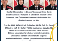 Meslektaşlarımızı Tebrik Ederiz