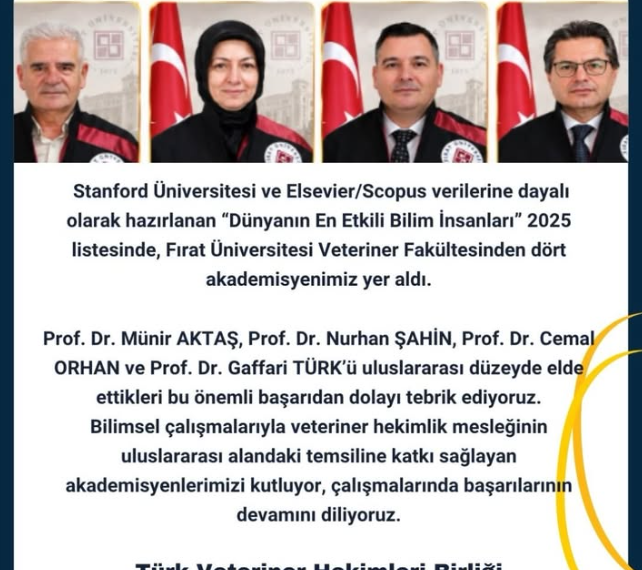 Meslektaşlarımızı Tebrik Ederiz
